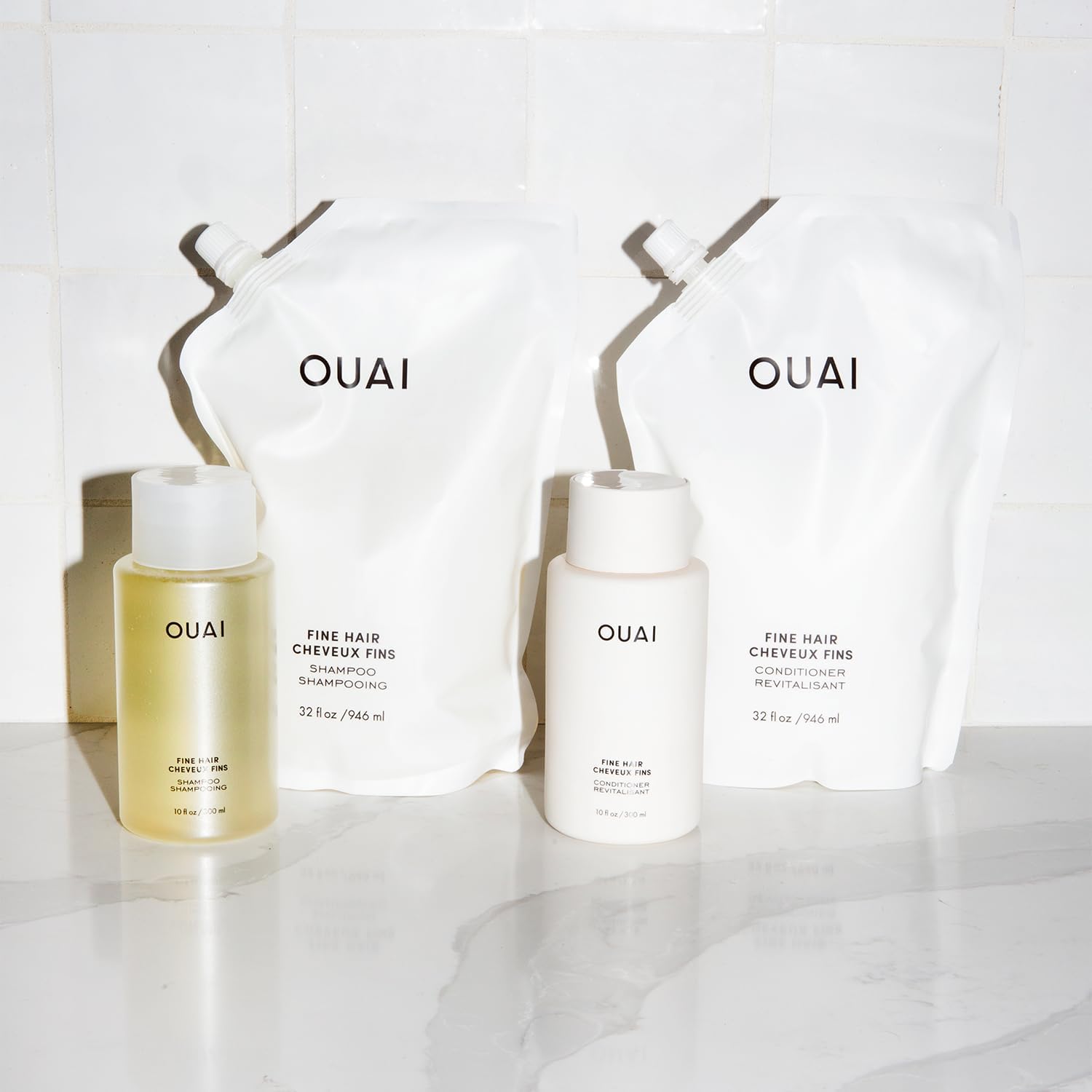 OUAI Fine Hair Shampoo, 300ml