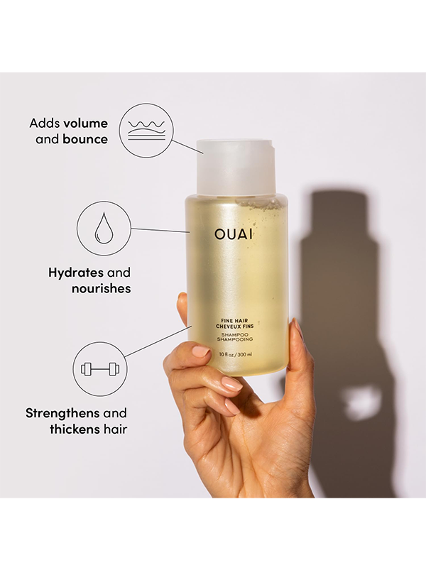 OUAI Fine Hair Shampoo, 300ml