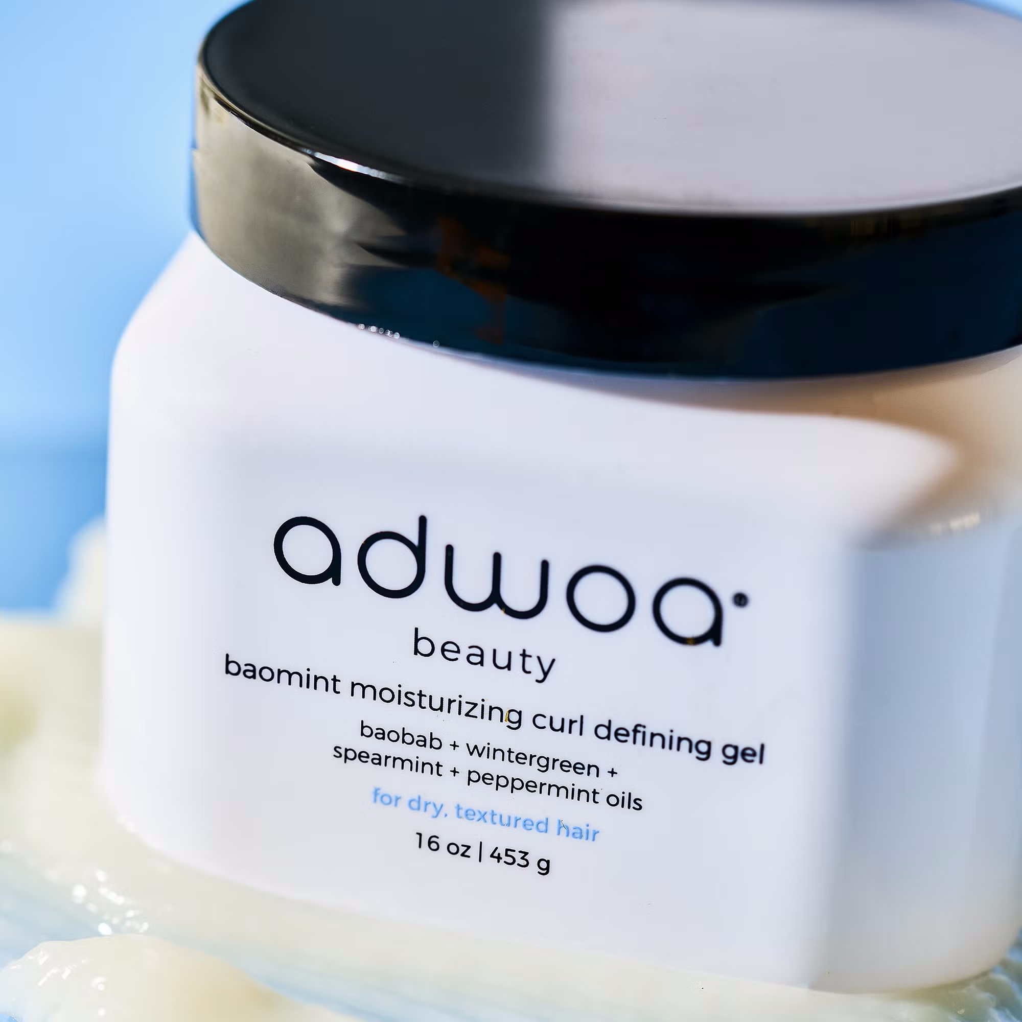 Adwoa Beauty Baomint Moisturising Curl Defining Gel, 453g