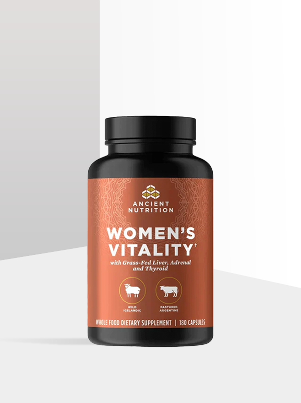 ANCIENT NUTRITION Women's Vitality- 180 Capsules