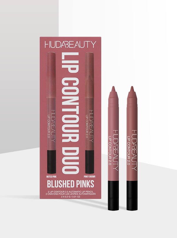 HUDA BEAUTY Blushed Pink Lip Contour Duo