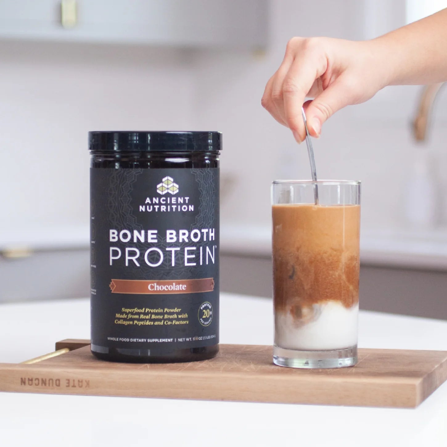 ANCIENT NUTRITION Bone Broth Protein- Chocolate