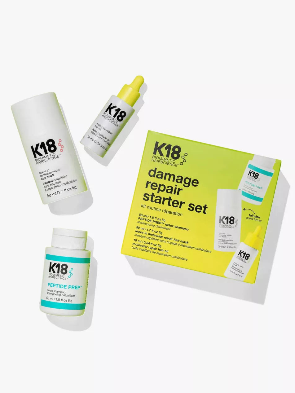 K18 Biomimetic Hairscience Damage Repair Starter Set (Worth £109.00)