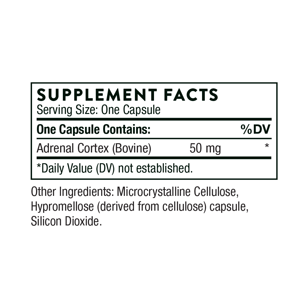 THORNE Adrenal Cortex (60 Capsules)