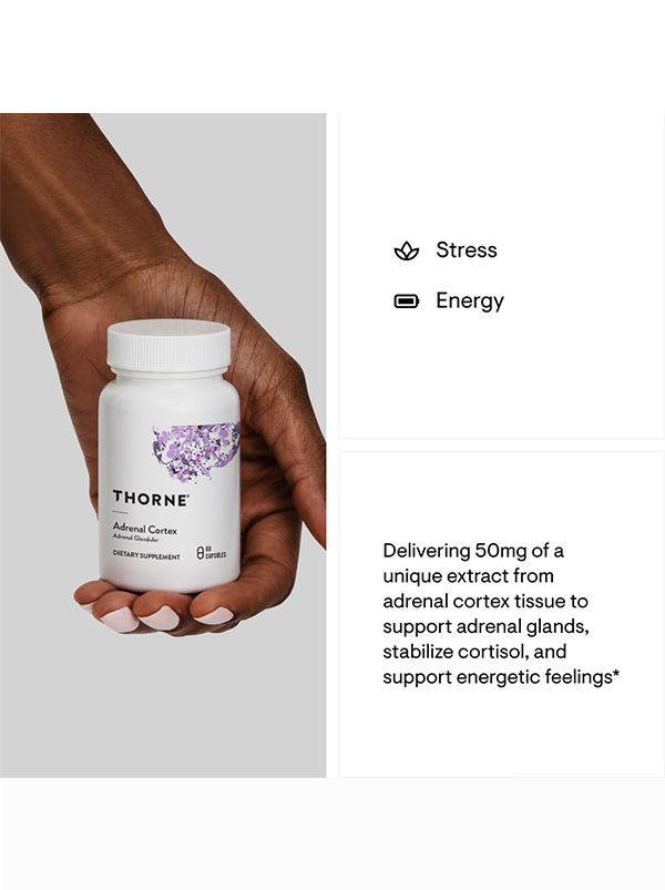 THORNE Adrenal Cortex (60 Capsules)