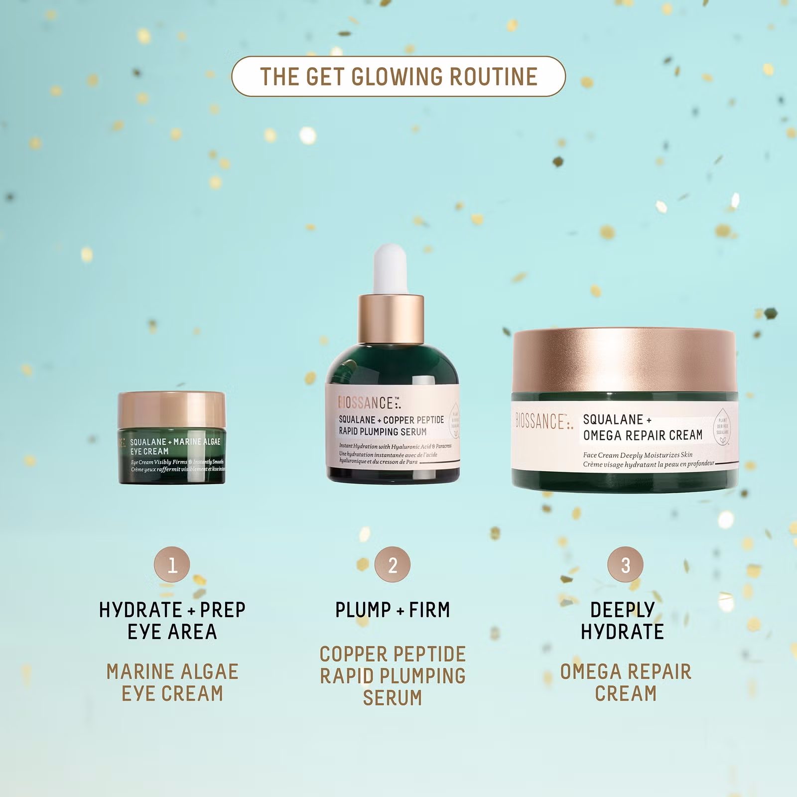 Biossance Get Glowing Set